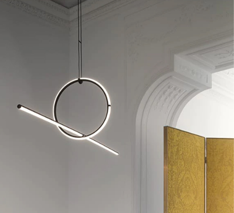 Arrangements round s line  michael anastassiades suspension pendant light  flos f0406030 f0401030 f0416030  design signed nedgis 100126 product