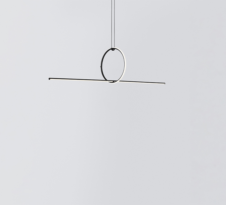 Arrangements round s line  michael anastassiades suspension pendant light  flos f0406030 f0401030 f0416030  design signed nedgis 100131 product