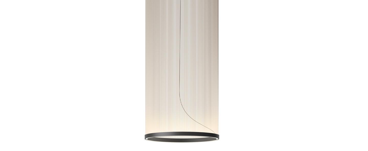 Suspension array 1825 beige led dim 2700k 3993 lm o55cm h193cm vibia normal