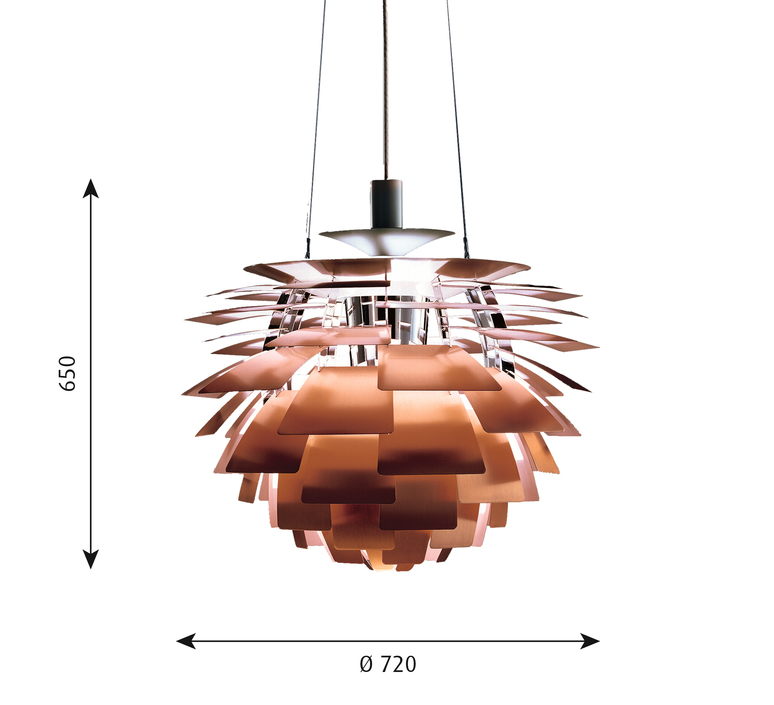 Artichoke l poul henningsen suspension pendant light  louis poulsen 5741092437  design signed 49079 product