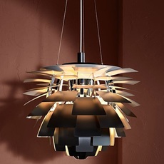 Artichoke s poul henningsen suspension pendant light  louis poulsen 5741112252  design signed nedgis 82222 thumb