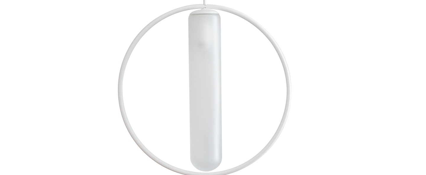 Suspension astree blanc o36cm h44cm harto normal