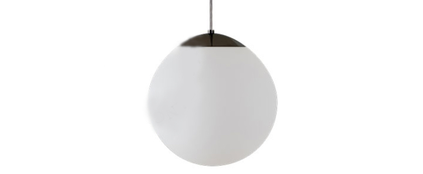 Suspension ball noir o30cm hcm zangra normal