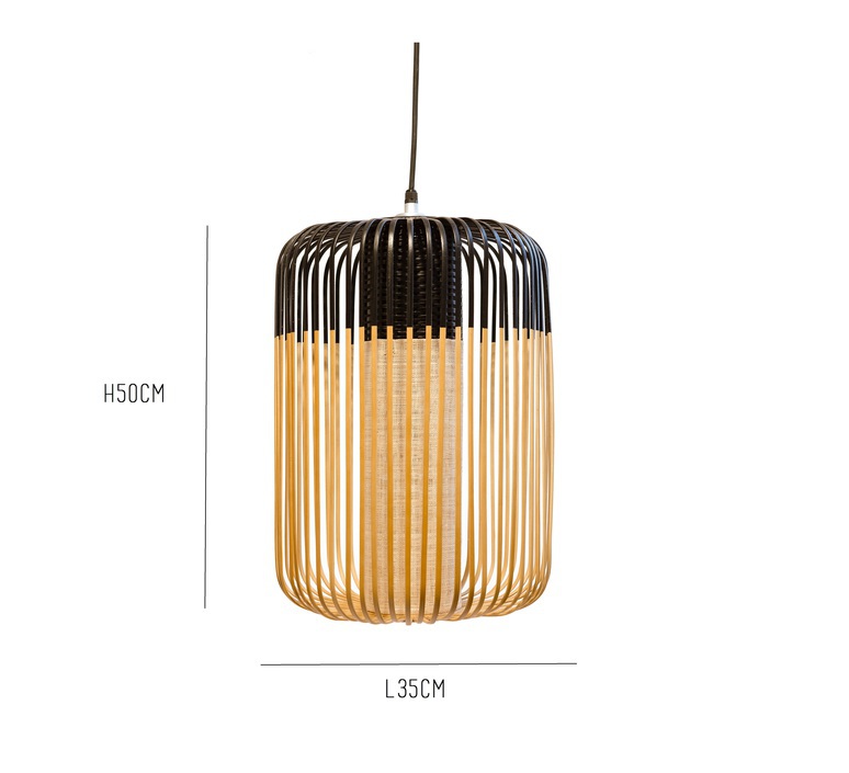 Bamboo light outdoor l  suspension pendant light  forestier 20124  design signed 53935 product