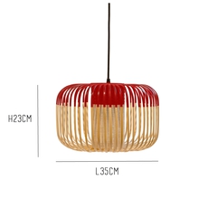 Bamboo light s red arik levy forestier al32170srd luminaire lighting design signed 27350 thumb