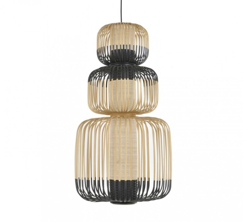 Bamboo light totem arik levy suspension pendant light  forestier totem 20136  design signed 43066 product