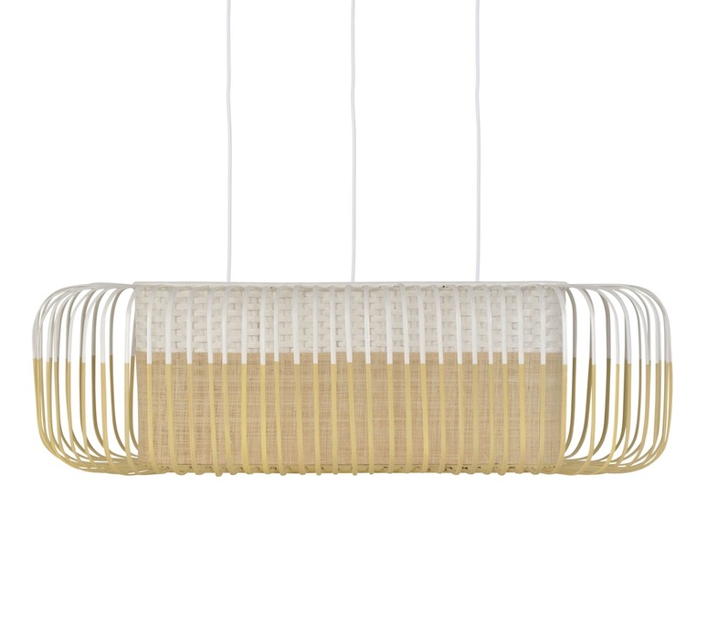 Bamboo oval m arik levy suspension pendant light  forestier 21515  design signed nedgis 150045 product