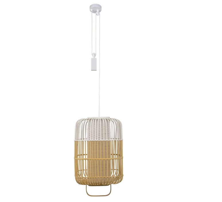 Bamboo square l arik levy suspension pendant light  forestier 21154  design signed 59354 product