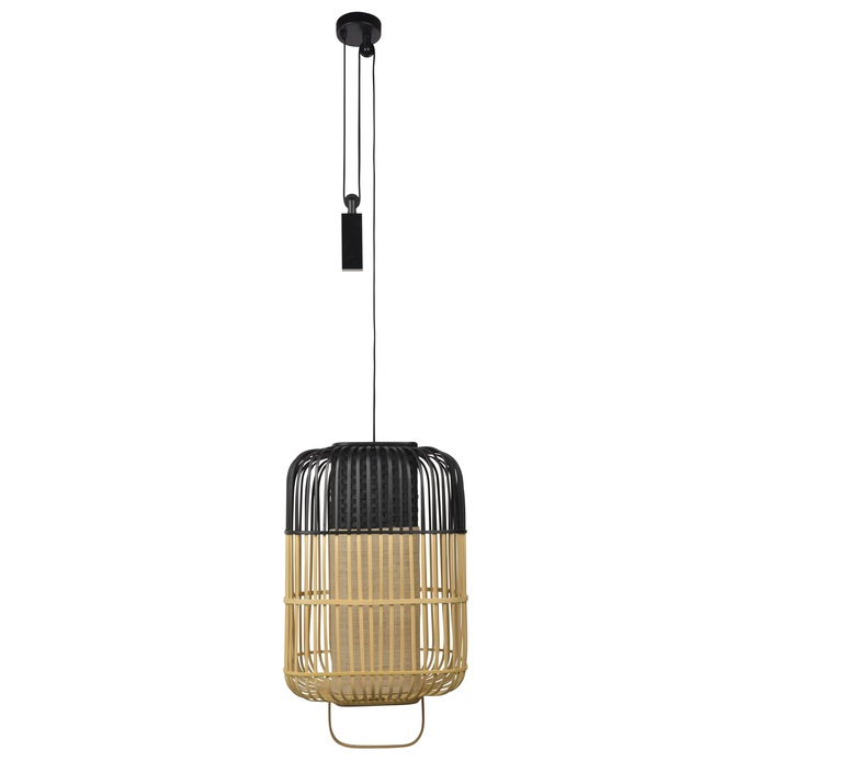 Bamboo square l arik levy suspension pendant light  forestier 21155  design signed 59352 product