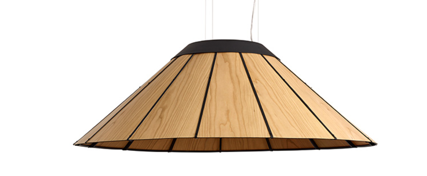 banner-image Suspension banga sm cerisier naturel led o90cm h30cm lzf normal