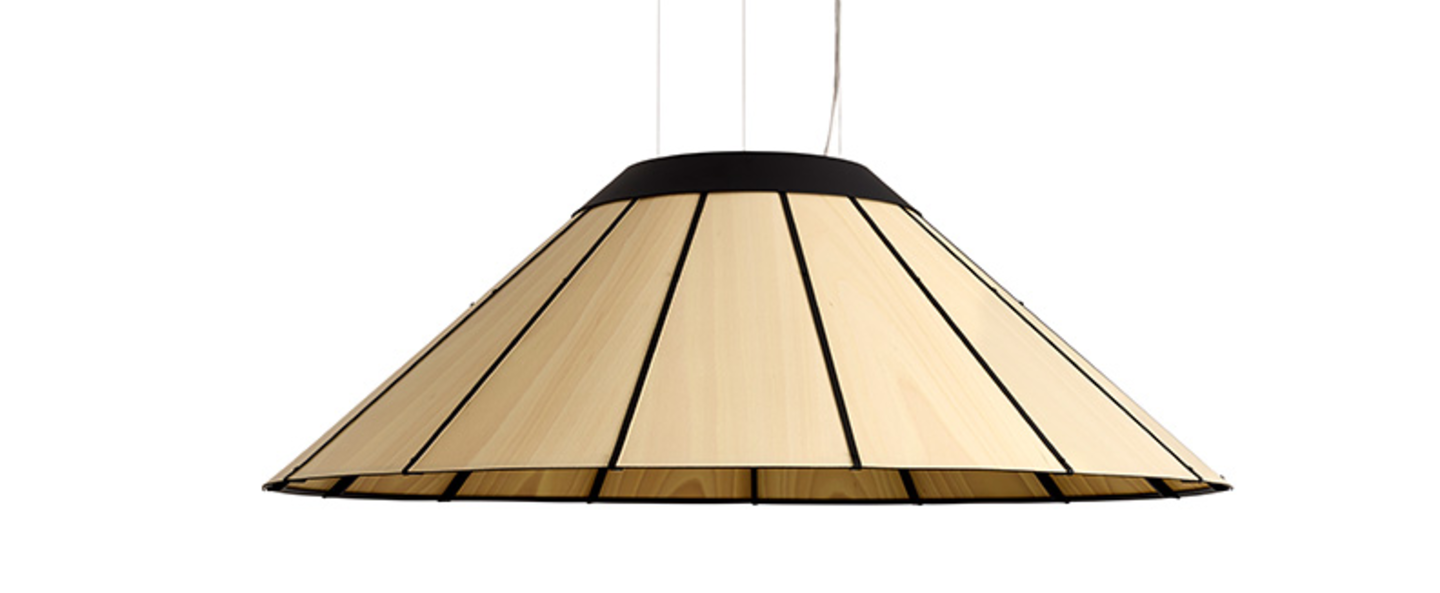 Suspension banga sm hetre naturel led o90cm h30cm lzf normal