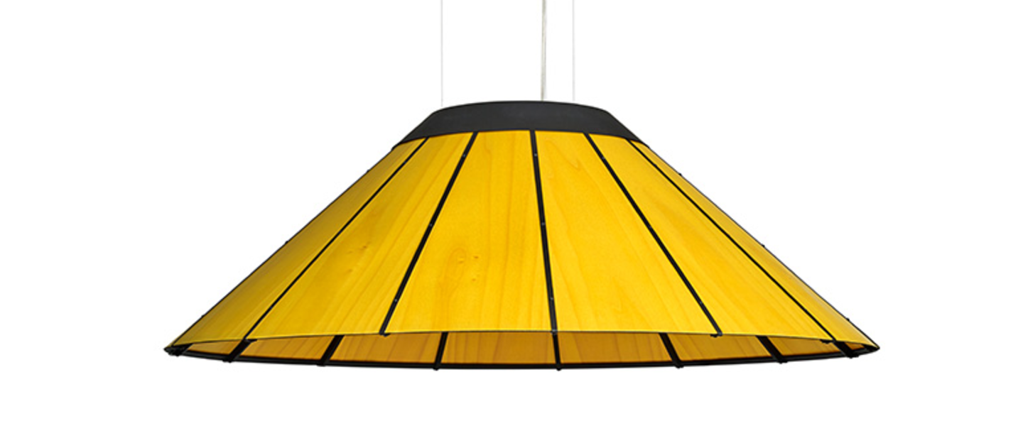 Suspension banga sm jaune led o90cm h30cm lzf normal