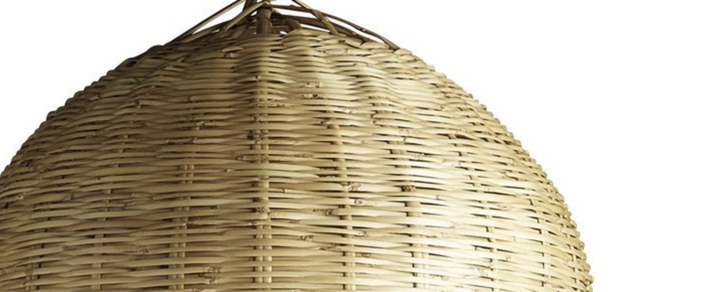 Suspension basket l naturel o35cm h55cm tine k home normal