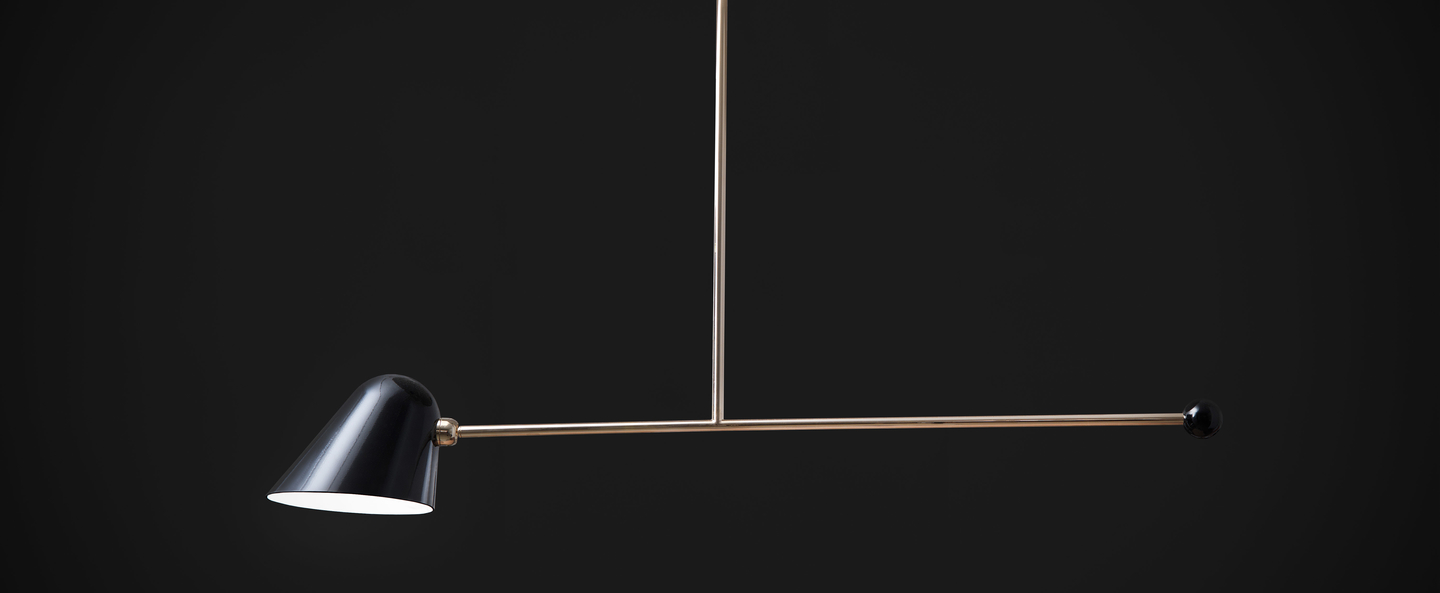 banner-image Suspension beghina noir brillant laiton led 3000k 200lm l99cm h67cm tato italia normal