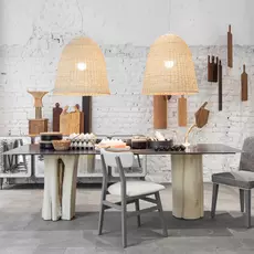 Bell 95 jasper startup suspension pendant light  gervasoni bell95 naturale  design signed 201446 thumb