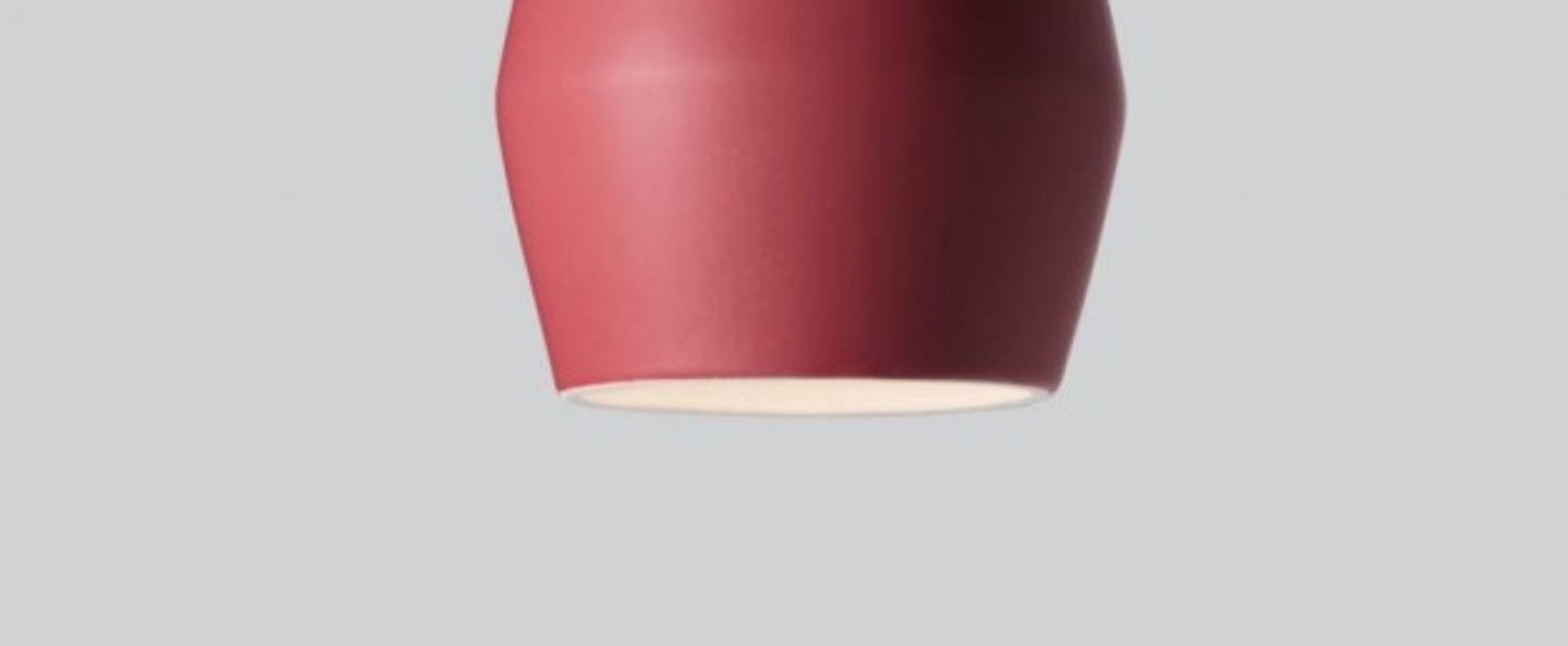 Suspension bell burgundy matt rouge h28cm northern lighting normal