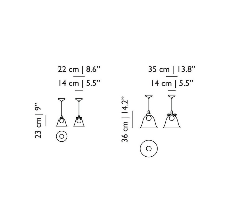 Bell l  suspension pendant light  moooi molbes xia  design signed nedgis 68403 product