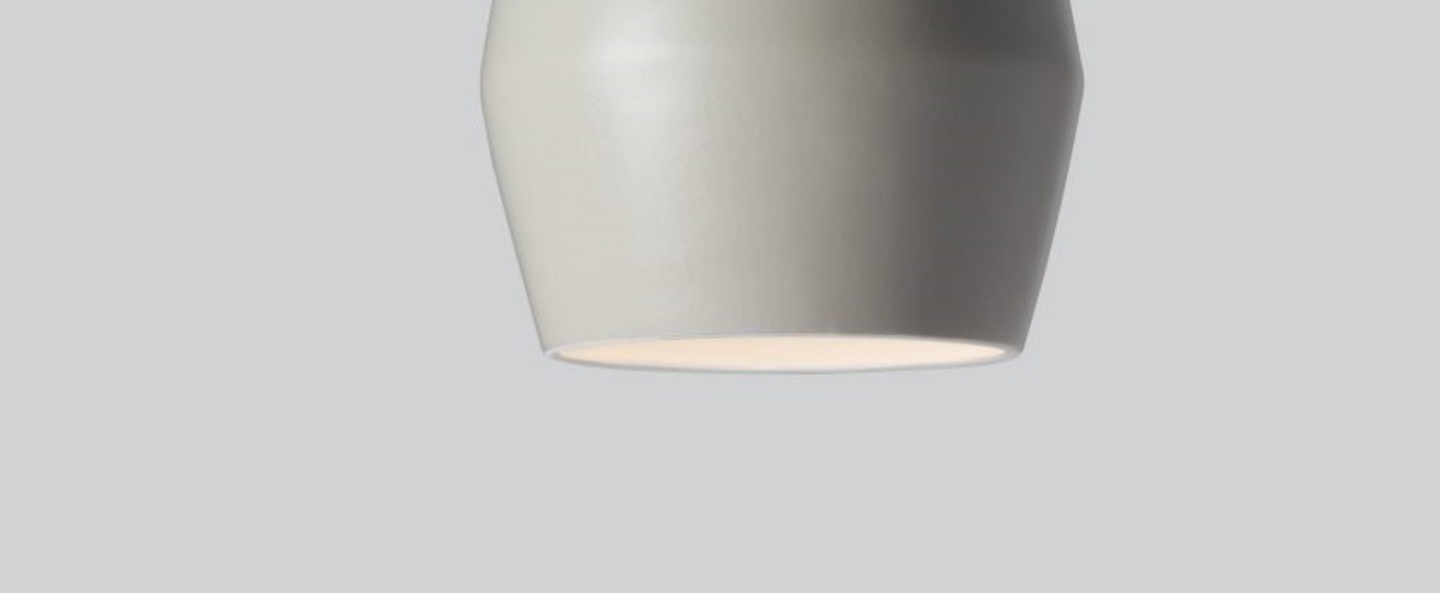 Suspension bell light grey matt gris h28cm northern lighting normal