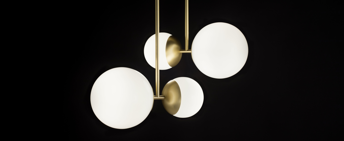 banner-image Suspension biba laiton satine verre blanc led 2700k 1276lm l39cm h100cm tato italia normal