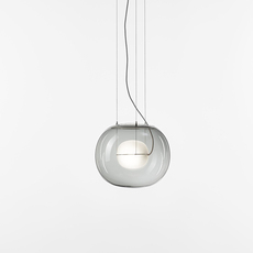 Big one small lucie koldova suspension pendant light  brokis pc1043 big one small smoke greycgc516 tripleccgc1907 blackcecl519  design signed nedgis 115192 thumb