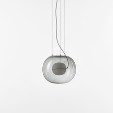 Big one small lucie koldova suspension pendant light  brokis pc1043 big one small smoke greycgc516 tripleccgc1907 blackcecl519  design signed nedgis 115193 thumb