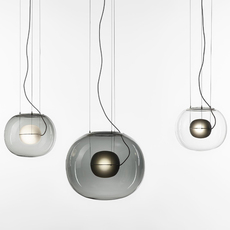 Big one small lucie koldova suspension pendant light  brokis pc1043 big one small smoke greycgc516 tripleccgc1907 blackcecl519  design signed nedgis 115194 thumb