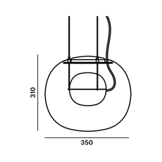 Big one small lucie koldova suspension pendant light  brokis pc1043 big one small smoke greycgc516 tripleccgc1907 blackcecl519  design signed nedgis 115197 thumb