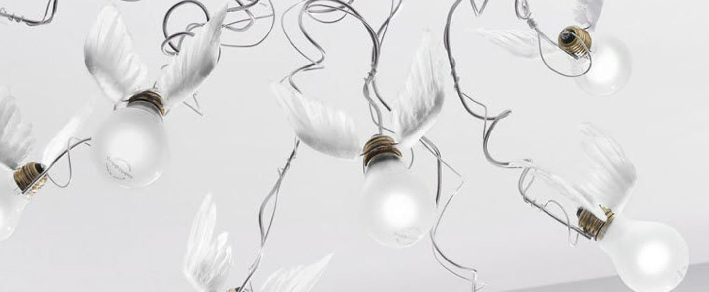 banner-image Suspension birdie blanc transparent o70cm h100cm ingo maurer normal