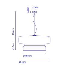 Bohemia joan gaspar suspension pendant light  marset a698 007  design signed nedgis 130106 thumb