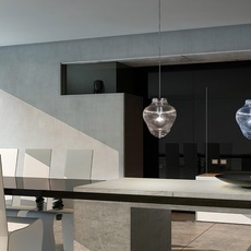 Bonnie e clyde lcl01 avec rosace federico de majo suspension pendant light  zafferano lcl0109 lgr001  design signed nedgis 146324 thumb