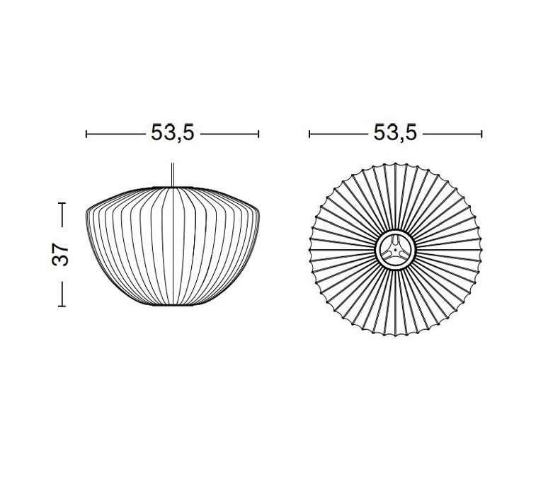 Bubble apple george nelson suspension pendant light  hay 936371  design signed nedgis 104749 product