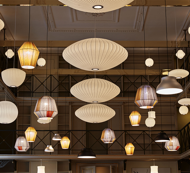 Bubble saucer s george nelson suspension pendant light  hay 936335  design signed nedgis 104919 product