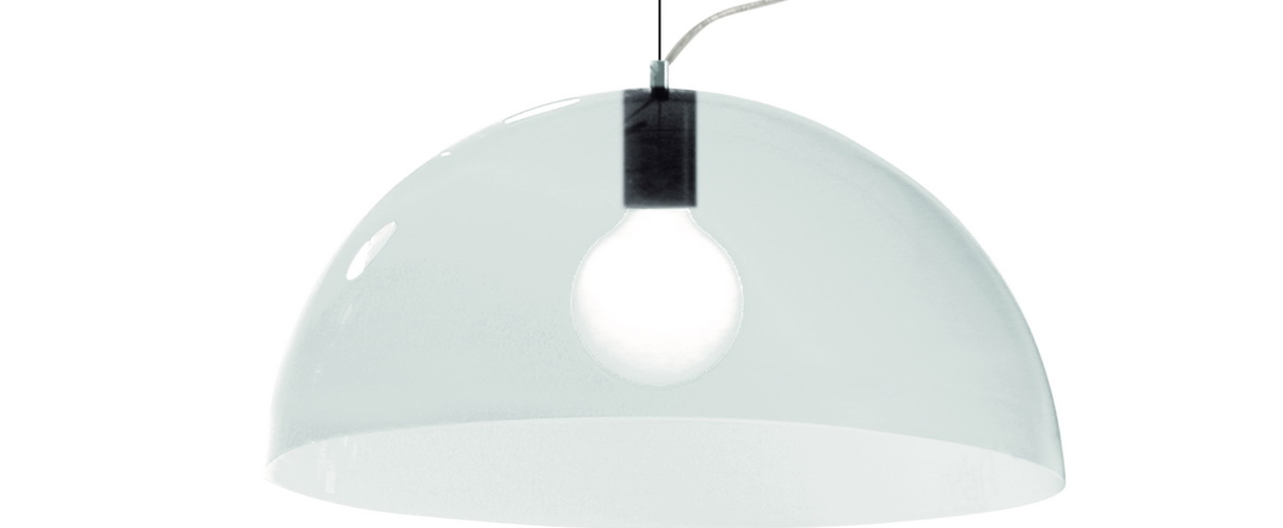 Suspension bubbles transparent o55cm martinelli luce normal