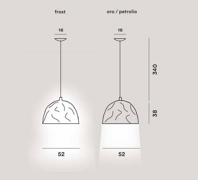 Bump ludovica roberto palomba suspension pendant light  foscarini 312007 16  design signed nedgis 92402 product