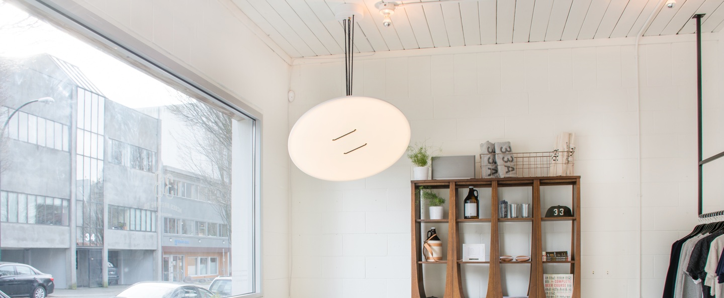 banner-image Suspension button 90 blanc led dimmable 2700k o90cm h2 5cm andlight normal