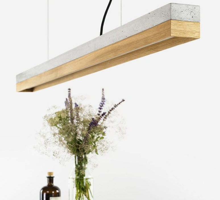 C1 oak pendant light  stephan gants gantlights c1 hg es luminaire lighting design signed 84717 product