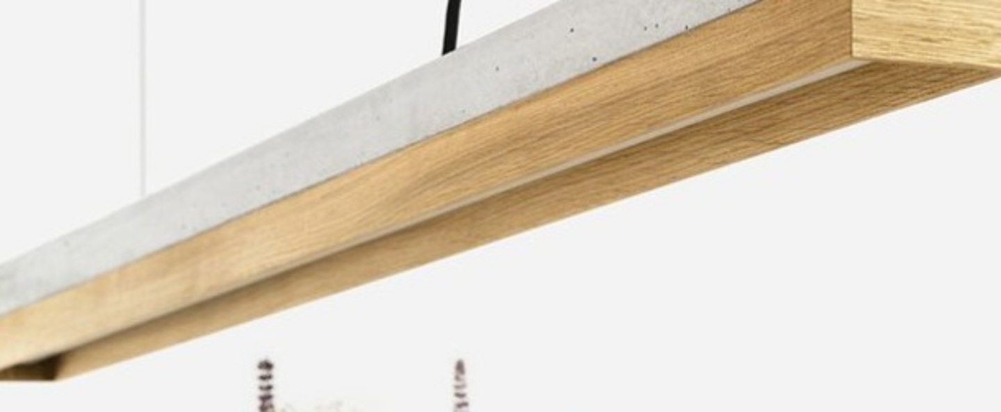 banner-image Suspension c1 chene gris l122cm h8cm 4000k 1900lm dimmable gantlights normal