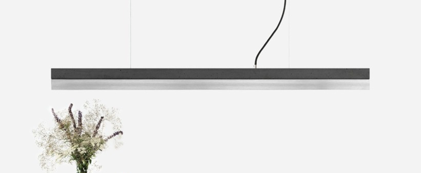 banner-image Suspension c1 gris led l92cm h7cm gantlights c1 hg wn dw normal