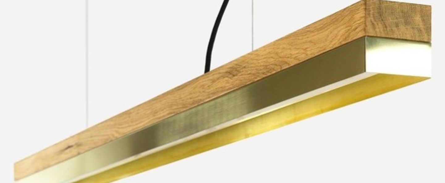 banner-image Suspension c1o brass laiton led l122cm h8cm gantlights normal