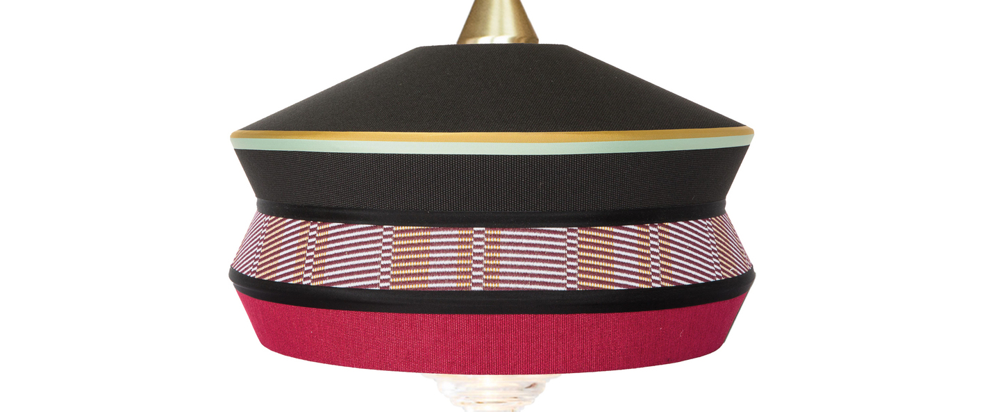 banner-image Suspension calypso so antigua noir rouge o36cm h63cm contardi normal