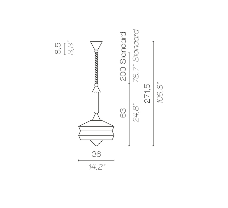 Calypso so outdoor antigua servomuto suspension pendant light  contardi acam 002170  design signed nedgis 88079 product