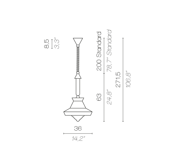 Calypso so outdoor guadaloupe servomuto suspension pendant light  contardi acam 002156  design signed nedgis 88045 product