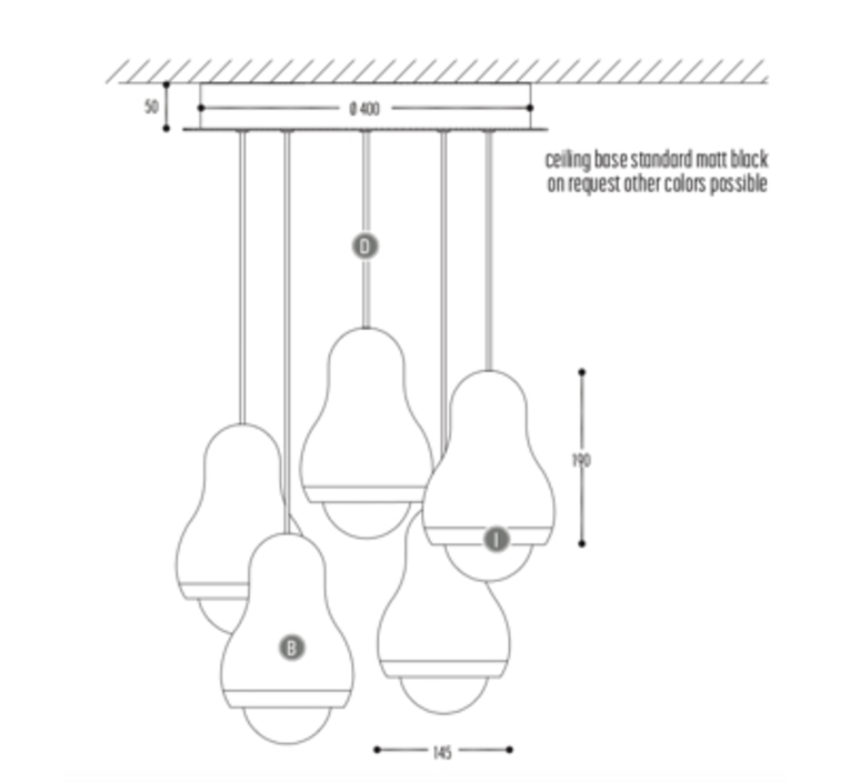 Captain cork club 5 miguel arruda suspension pendant light  dark 1024 67 001 01  design signed nedgis 69420 product