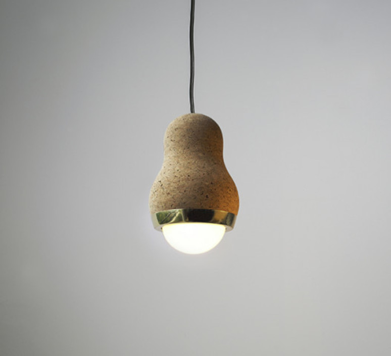 Pendant Light Captain Cork S Cork O14 5cm H19cm Dark Nedgis Lighting