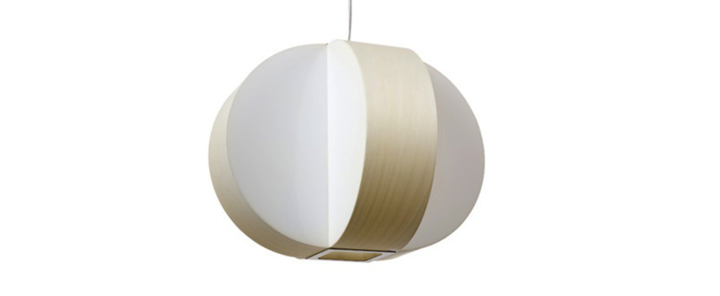 Suspension carambola sp blanc ivoire led o40cm h30cm lzf normal