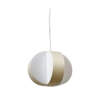 Suspension carambola sp blanc ivoire led o40cm h30cm lzf normal