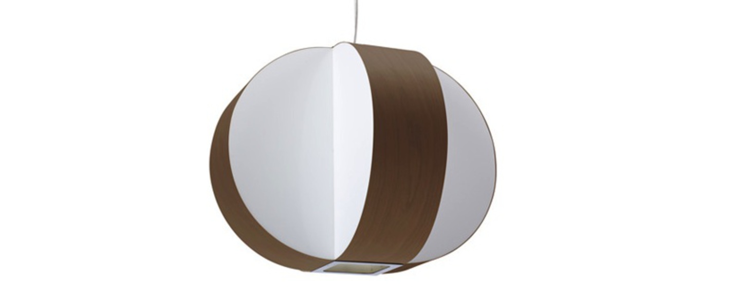 Suspension carambola sp chocolat led o40cm h30cm lzf normal