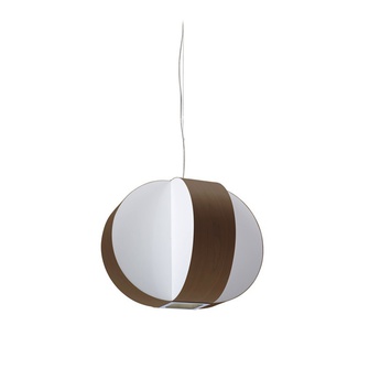 Suspension carambola sp chocolat led o40cm h30cm lzf normal