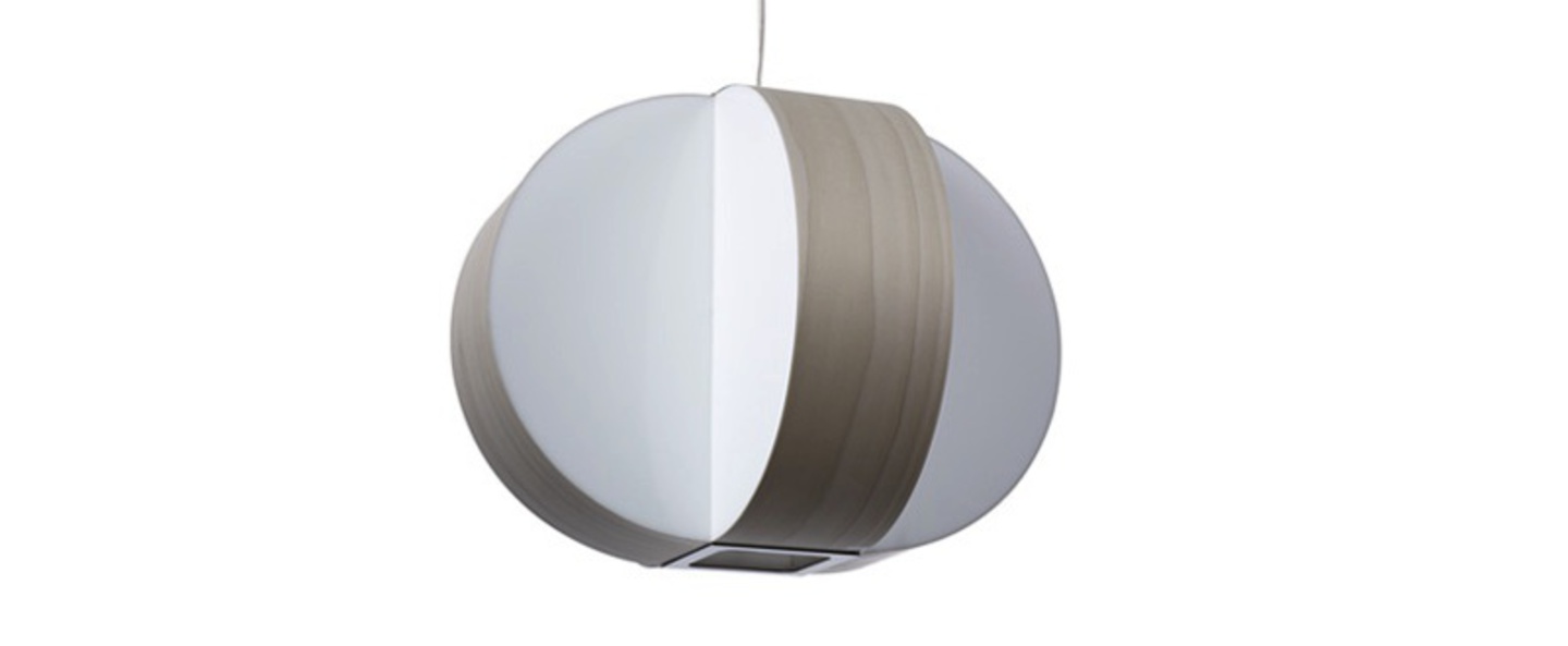 Suspension carambola sp gris led o40cm h30cm lzf normal