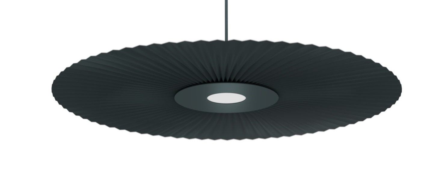 Suspension carmen small gris ardoise led o50cm h4cm harto normal